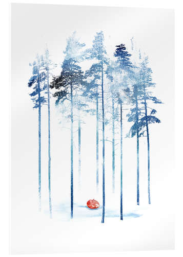 Acrylic print Sleeping in the woods