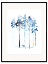 Framed art print Sleeping in the woods