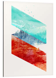 Magnettafel Mountain Stripes