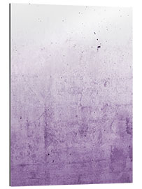 Stampa su plexi-alluminio Ombre viola