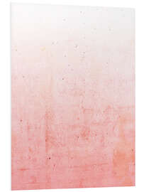 Foam board print Pink ombre