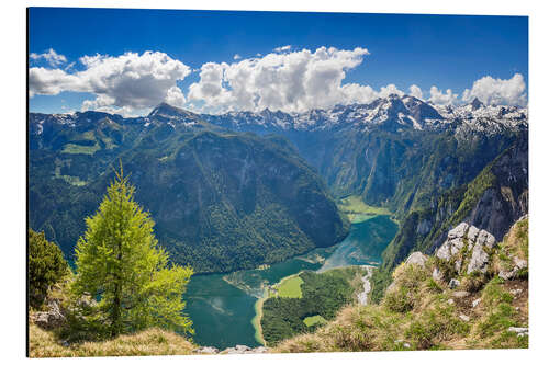 Aluminium print Lake Königssee in Berchesgaden