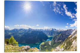 Gallery Print Sonnenschein über dem Königssee