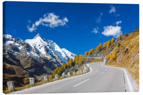 Leinwandbild Großglockner Hochalpenstraße