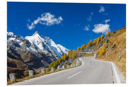 Foam board print Großglockner  alpine road