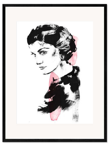 Framed art print Coco Rosé