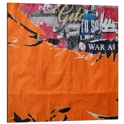 Aluminiumsbilde orange