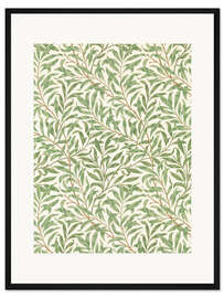 Gerahmter Kunstdruck Weide - William Morris