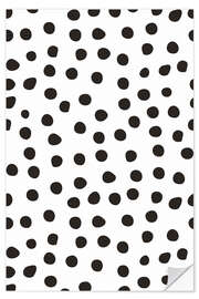 Selvklebende plakat Pattern with dots