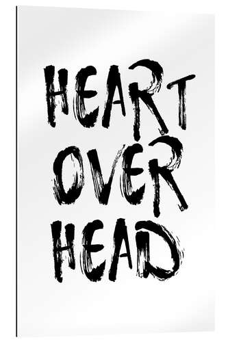 Gallery print heart over head