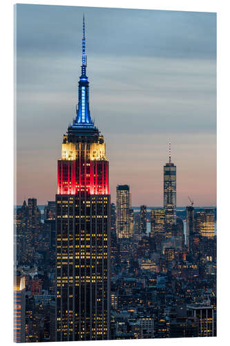 Akrylglastavla Colorful Empire State Building