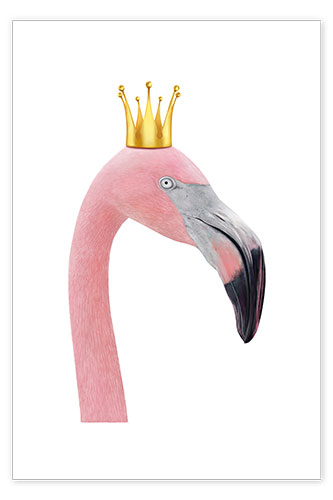 Poster Queen flamingo