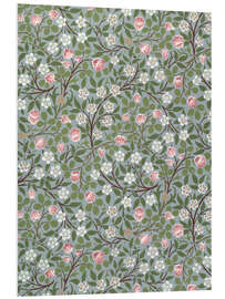 Quadro em PVC Small pink and white flower