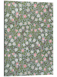 Magnettafel Kleine rosa und weiße Blumen