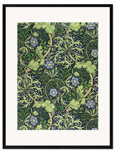 Plakat artystyczny premium w ramie Seaweed