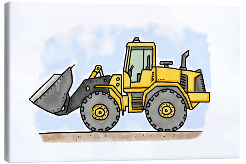 Canvas print Hugos wheel loader