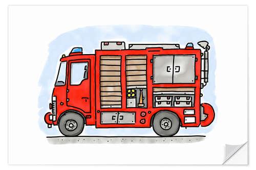 Sisustustarra Hugos fire department emergency vehicle