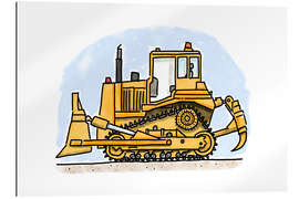 Galleriprint Hugos bulldoser