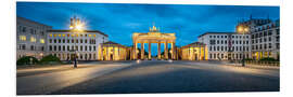 PVC-tavla The Brandenburg Gate at night, Berlin, Germany