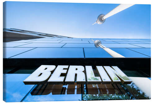 Canvas print Berlin TV tower at Alexanderplatz