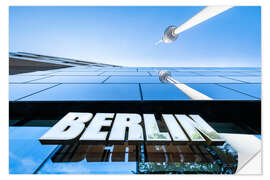 Adesivo murale Berlin TV tower at Alexanderplatz