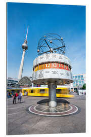 Gallery print World Clock and TV Tower at Alexanderplatz in Berlin, Germany