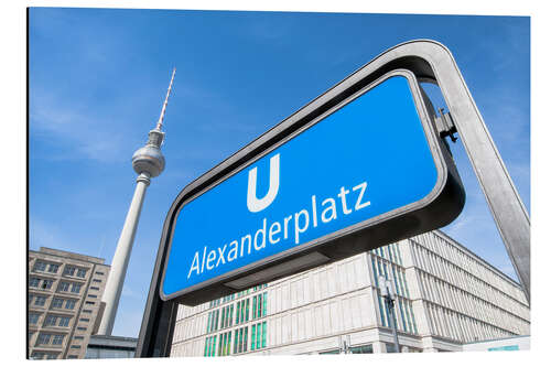 Stampa su alluminio TV tower at Alexanderplatz in Berlin