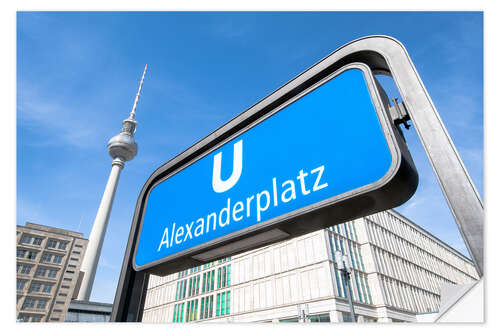 Wall sticker TV tower at Alexanderplatz in Berlin