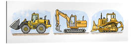 Gallery print Hugos 3-piece construction set