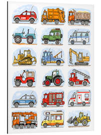 Magnettafel Alle meine Autos