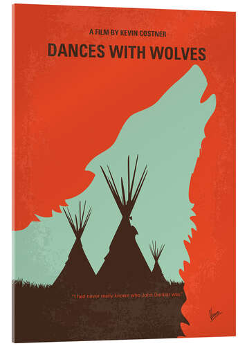 Akrylbilde Dances with Wolves