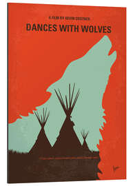 Aluminium print Dances with Wolves