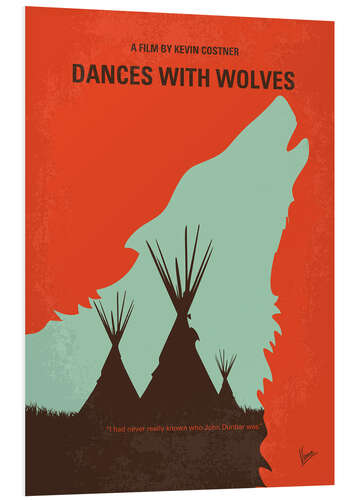 Foam board print Dances with Wolves