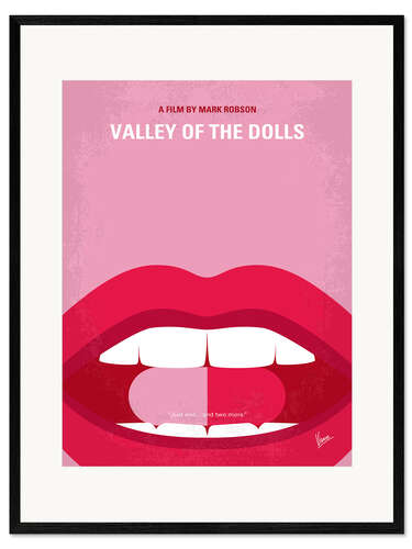 Impresión de arte enmarcada Valley Of The Dolls