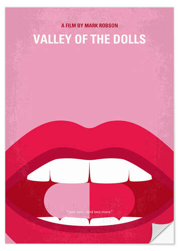 Selvklebende plakat Valley Of The Dolls