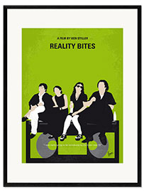 Ingelijste kunstdruk Reality Bites