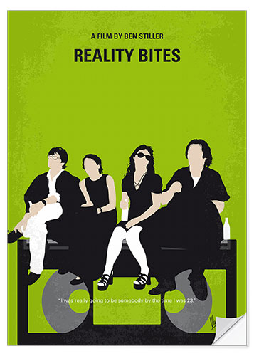 Selvklebende plakat Reality Bites