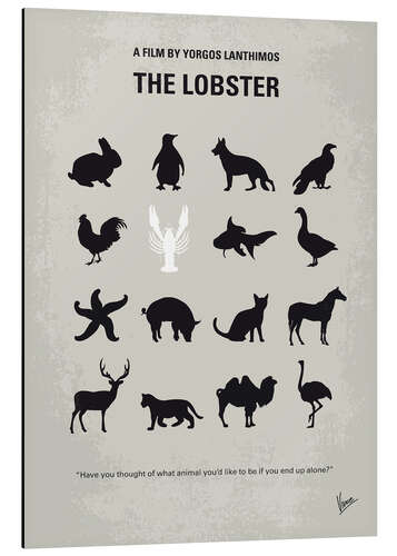 Cuadro de aluminio The Lobster