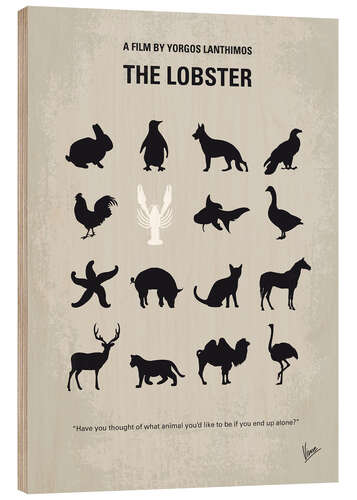 Holzbild The Lobster