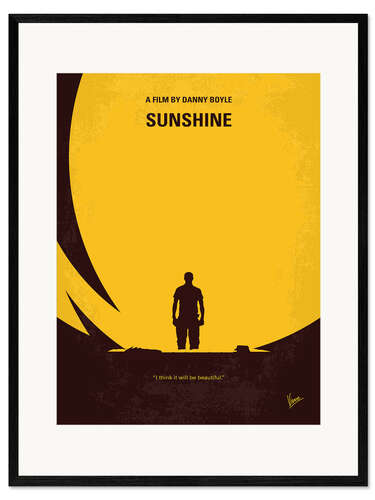 Ingelijste kunstdruk Sunshine