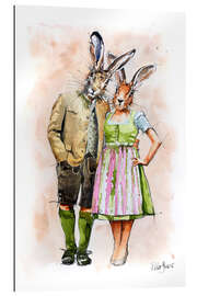 Gallery print Oktoberfest rabbits