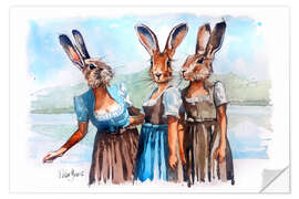 Naklejka na ścianę Bunny Click