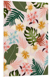 Foam board print Tropical soul