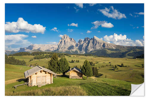 Vinilo para la pared Alpe di Siusi