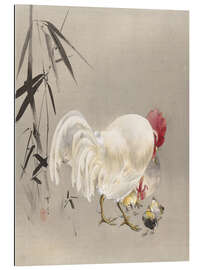 Galleriprint Rooster and Hen with Chicks