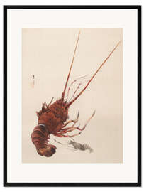 Kehystetty taidepainatus Crayfish