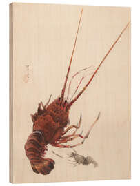 Hout print Crayfish