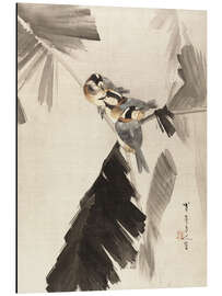 Magnettafel Drei Vögel auf einem Zweig