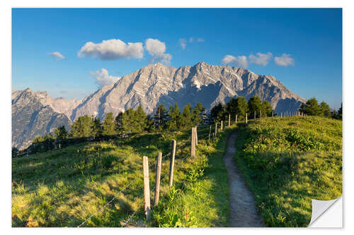 Wandsticker Watzmann Sonnenaufgang an der Ostwand