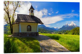 Acrylic print Lockstein chapel at Watzmann